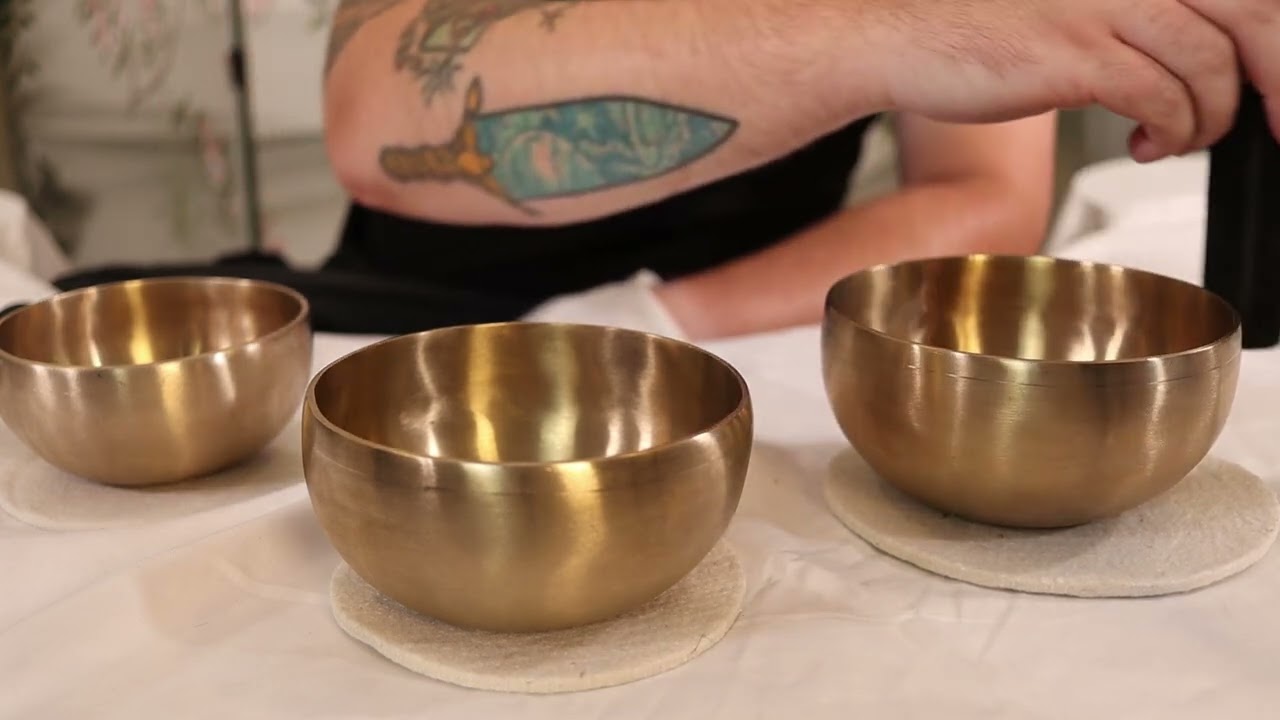 Meinl - Meinl Yoga Nidra 3 Piece Singing Bowl Set (SB-Y1) | Gongs