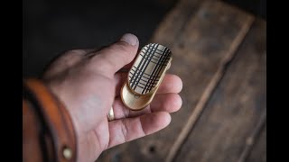 DIVOC Slider Worry Coin Brass
