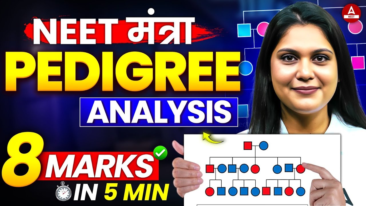Pedigree Analysis for NEET in 5 Minutes | Score 8 Marks Fast | Garima Goel's NEET Mantra!