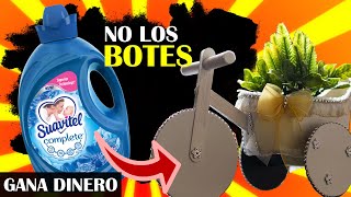 BICICLETA🌷 reciclada con BOTELLA PLASTICA - IDEAS DE NEGOCIO PARA EMPRENDEDORES