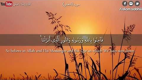 سورة التغابن (7-10)