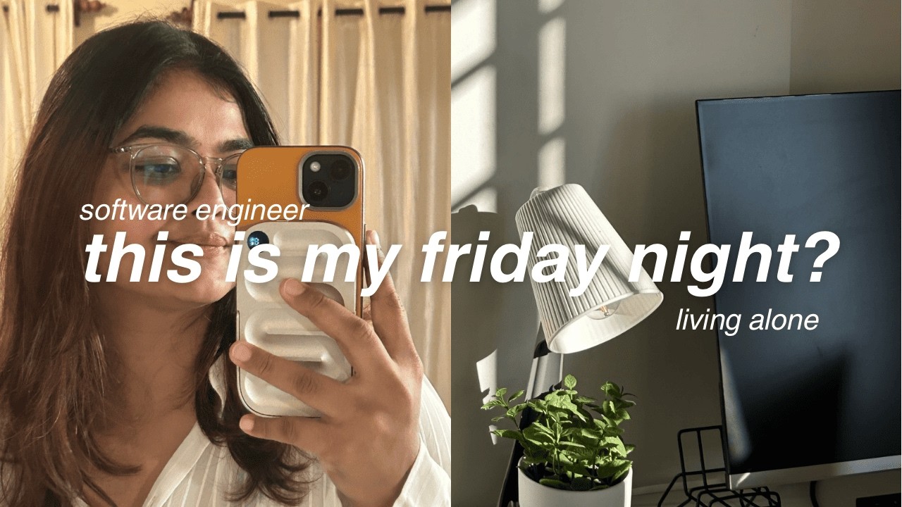 pov: you’re a software engineer in bangalore on a friday night 🌃🍹🎬