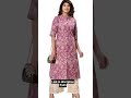 floral print A-line kurta, a popular style of ethnic Indian tunic
