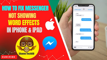 How to Fix Messenger Not Showing Word Effects ios ( After New Updates 2023 )