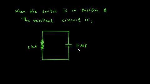 Source free RC circuit 4 | Electrical and Electronics Engineering | Electrical Engineering