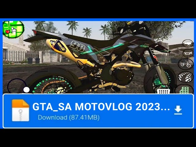 😱SAIUU!!! GTA MOTOVLOG 59D APENAS 500MB COM GRÁFICO, VÁRIAS MOTOS, SKIN E  MAIS - PC FRACO 2023 