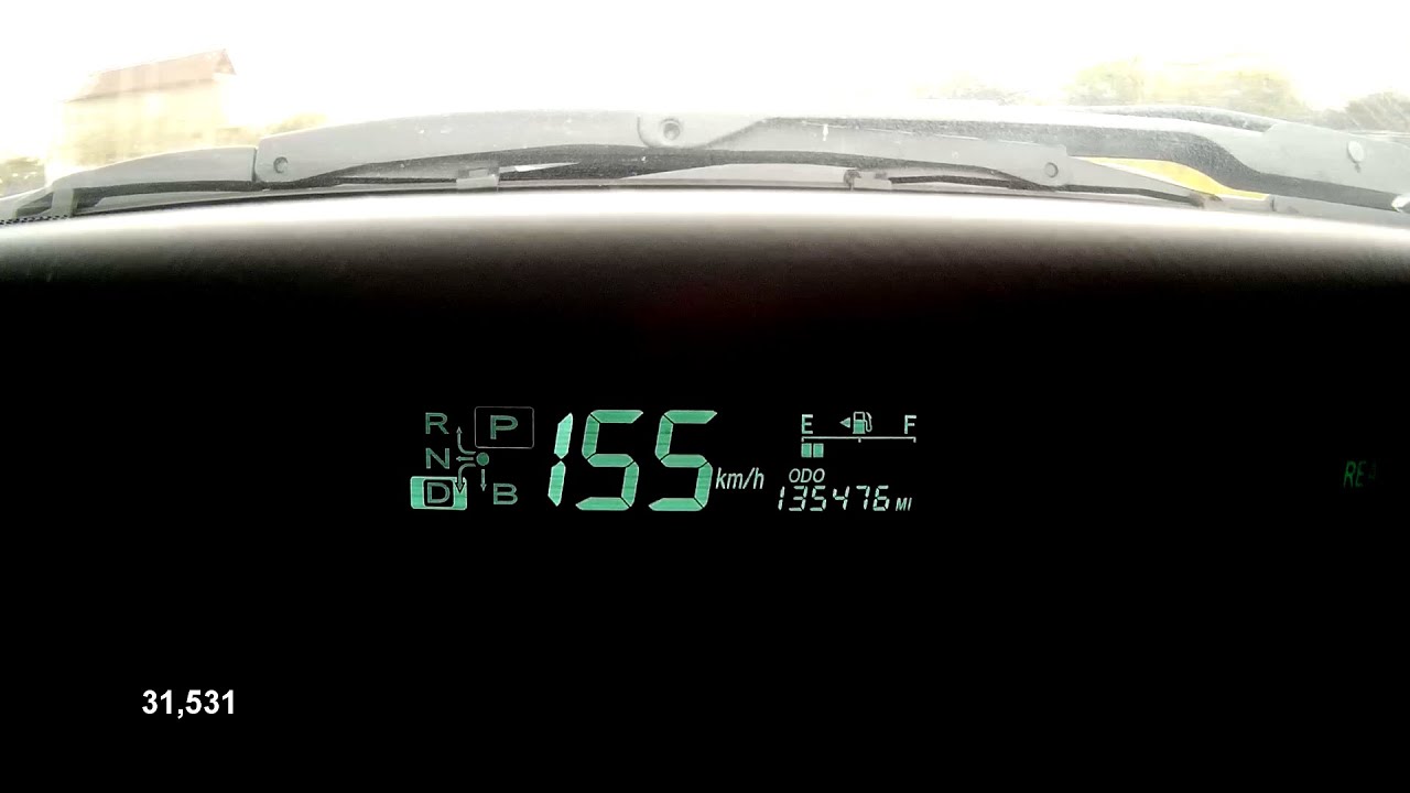 Toyota Prius 0155 km/h Acceleration YouTube