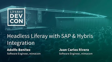 Headless Liferay with SAP & Hybris Integration