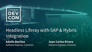 Headless Liferay with SAP & Hybris Integration
