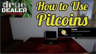 How to use Pitcoin PTC Cryptocurrency explained | Drug Dealer Simulator | Tips & Tricks