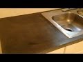How to make a concrete counter top How to make a concrete counter top