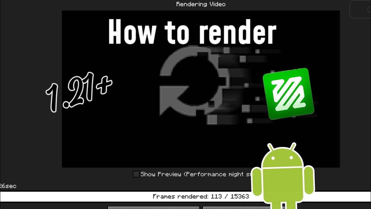 How to render replay on Android 1.21+ - YouTube