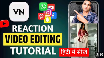 How to Make Viral Reaction Videos in vn app | Step-by-Step Editing Tutorial , हिंदी में सीखें