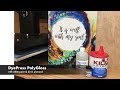 Dyepress Sublimation: Sublimate on Wood with PolyGloss and White Paint