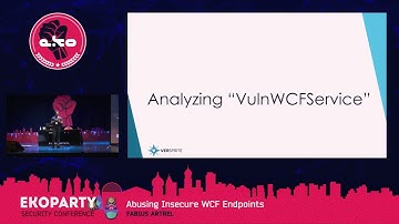 Fabius Artrel - Abusing Insecure WCF Endpoints - Ekoparty 2018