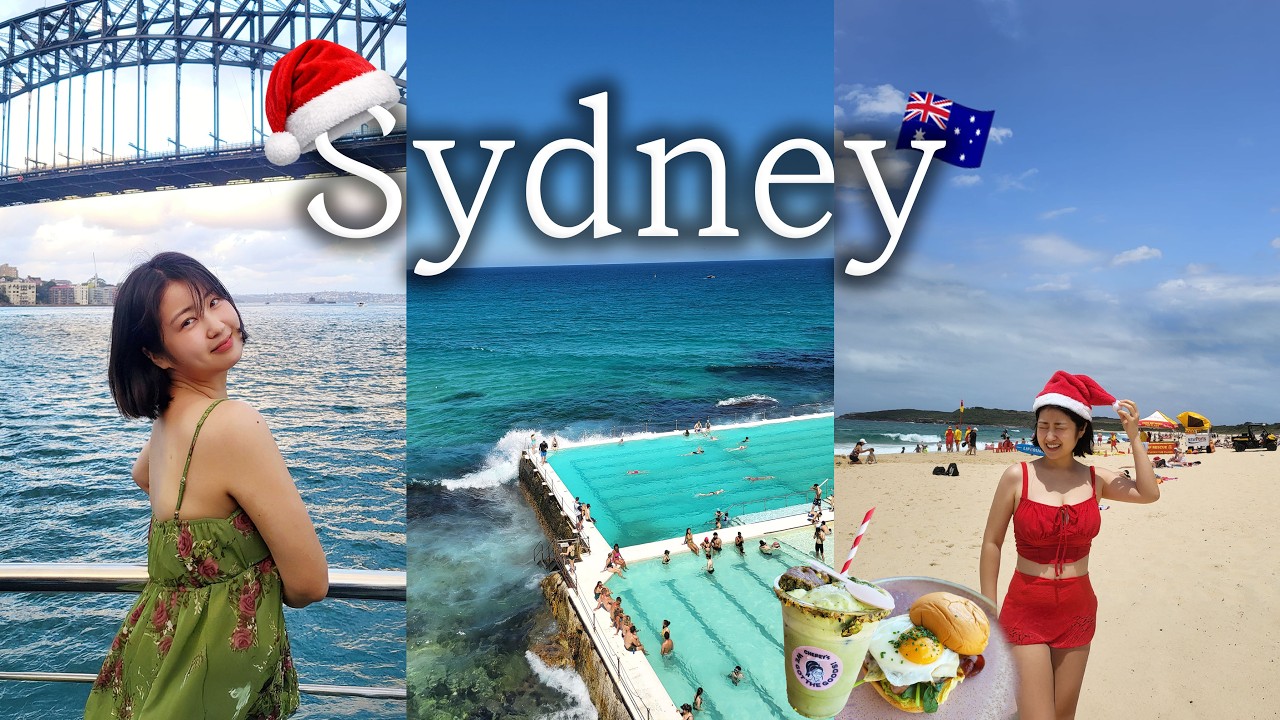 12월 길거리에 비키니 산타들이 있는 곳😮 시드니에서 한여름 크리스마스🎄 인생여행지 본다이비치, 페더데일 동물원 쿼카, 블루마운틴 선셋, 해쭈 인생마라탕 시드니 여행 Sydney