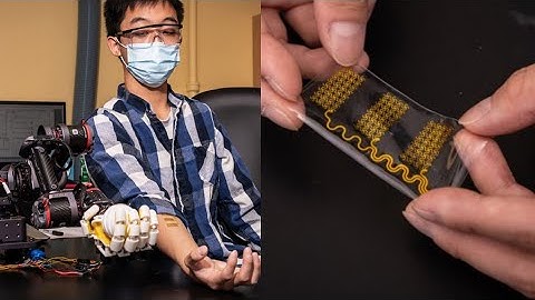 New artificial skin gives robots sense of touch