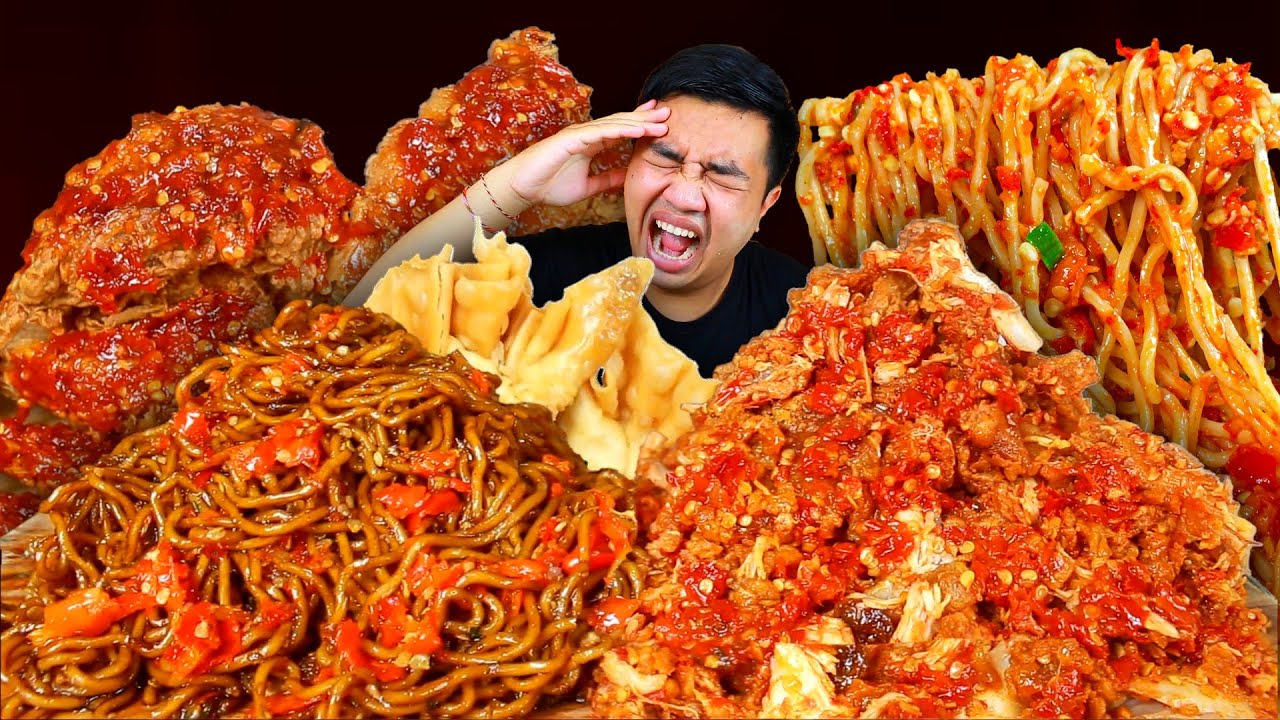 AUTO MULES 🔥 MUKBANG MIE GACOAN LEVEL 8 TERPEDAS + AYAM GEPREK HANCUR 100 CABE