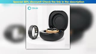 Review COLMI R10 Smart Ring with Charging Case for Men Women, Health and Sleep Monitor, 5ATM Waterp