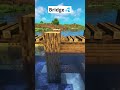 Minecraft Bridge Design💦 #shorts