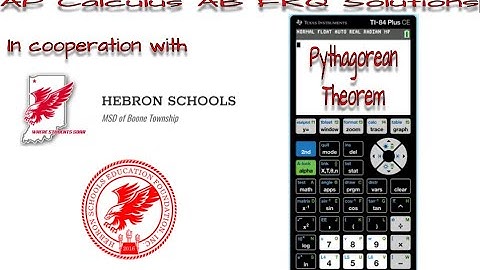 Square Roots and the Pythagorean Theorem (TI 84 Plus CE)
