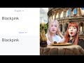 BLACKPINK in different languages (meme)