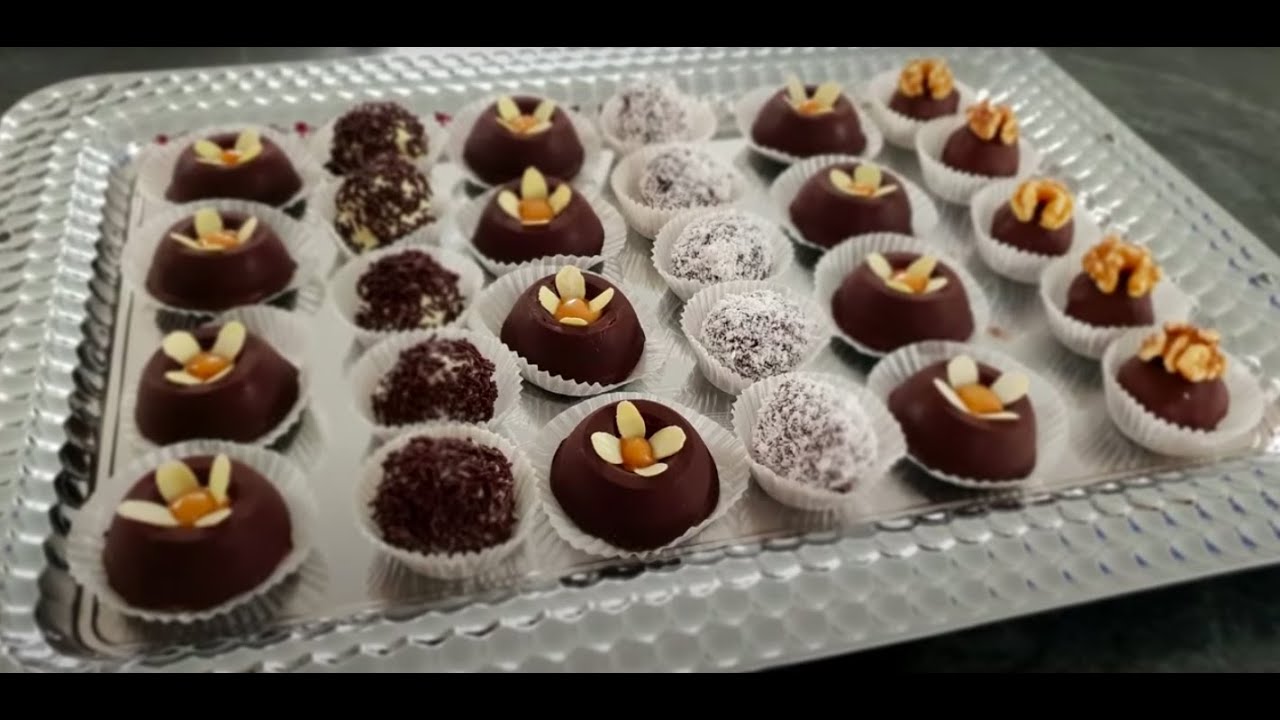 Assortiments De Gateaux Sans Cuisson حلويات بدون فرن بالعربية و الفرنسية Youtube