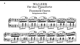 Chopin - Waltz No.16 in A flat major Op.Posth B.21 (Ashkenazy)