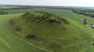 Aerial tour of the Peine Mound