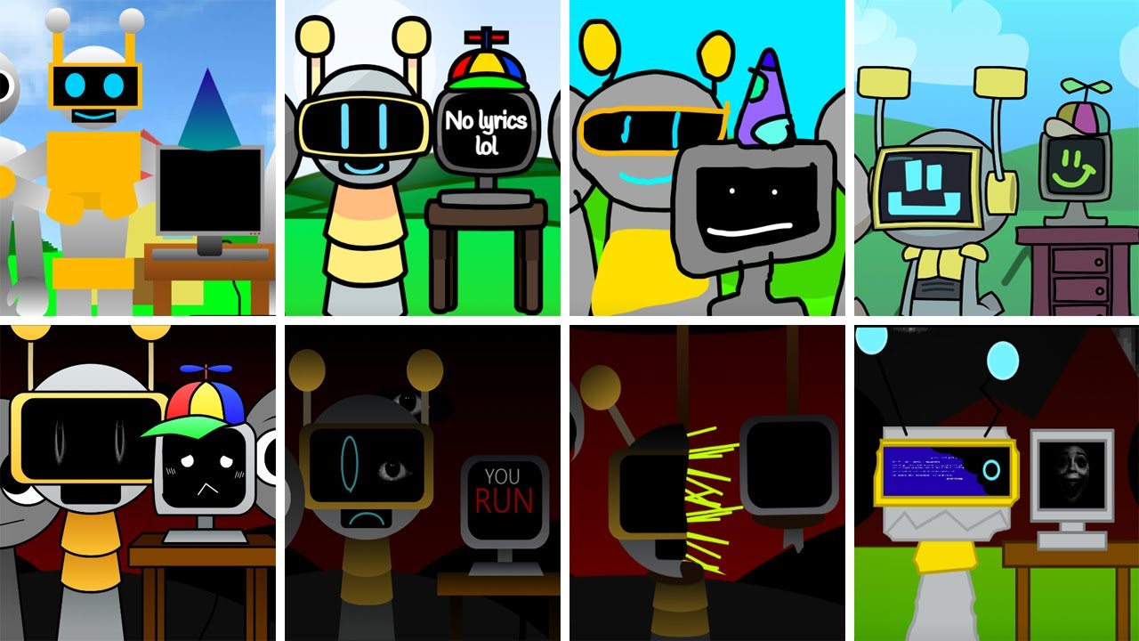 Incredibox - Sprunki but ONLY FUN BOT and MR FUN COMPUTER in ALL ...