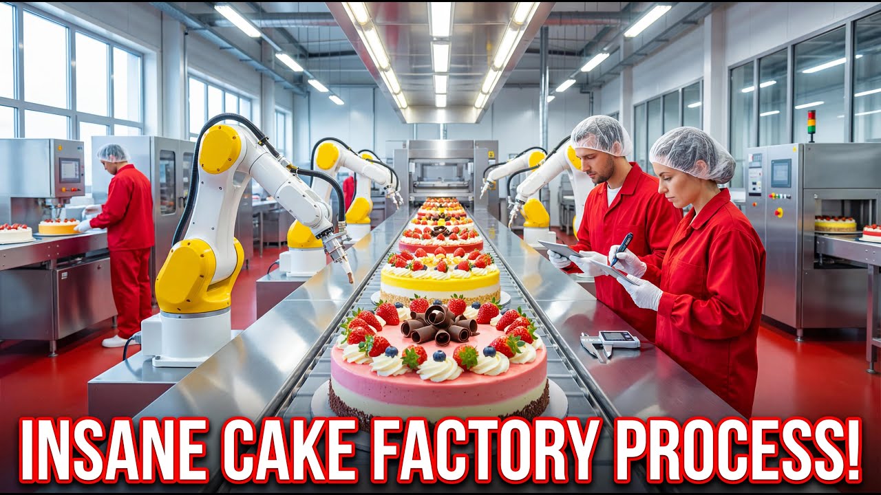 Inside Modern Cake Factory | Cake Production Line Explained (full ...