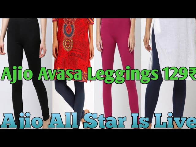 Ajio Avasa Leggings 129₹ only//Ajio All Star Is Live//🎊 