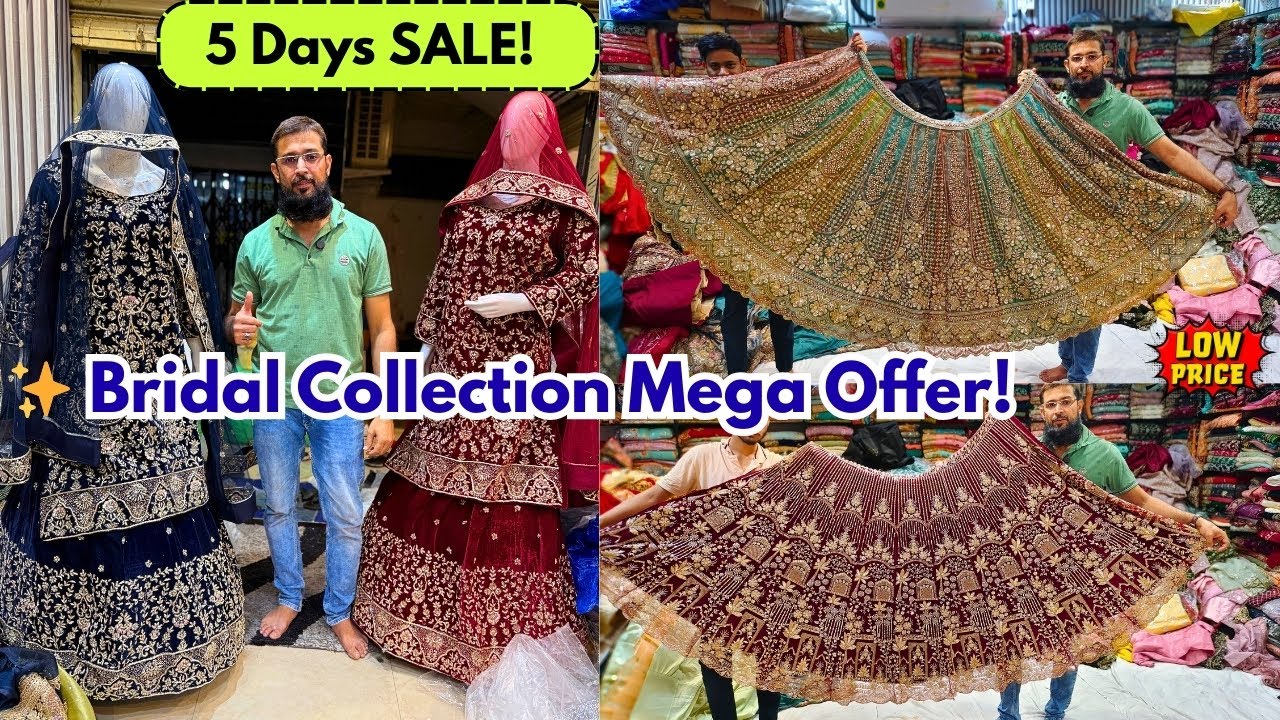 Wedding Dhamaka 💃| 5 Days Mega SALE | Bridal Dresses | Sarees | Garara Adaa Creation Hyderabad