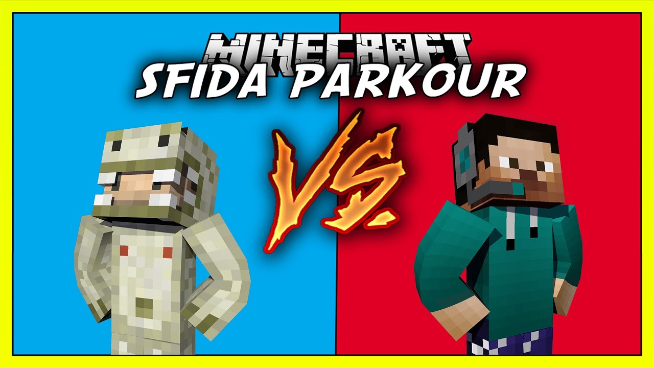 MARKSVIEW/SKIBOL VS TIZIO20! - Minecraft Sfida Parkour