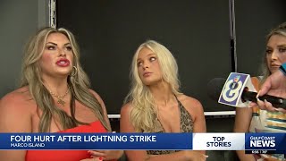 'We’re lucky to be here': Kentucky women injured by lightning strike during Marco Island trip