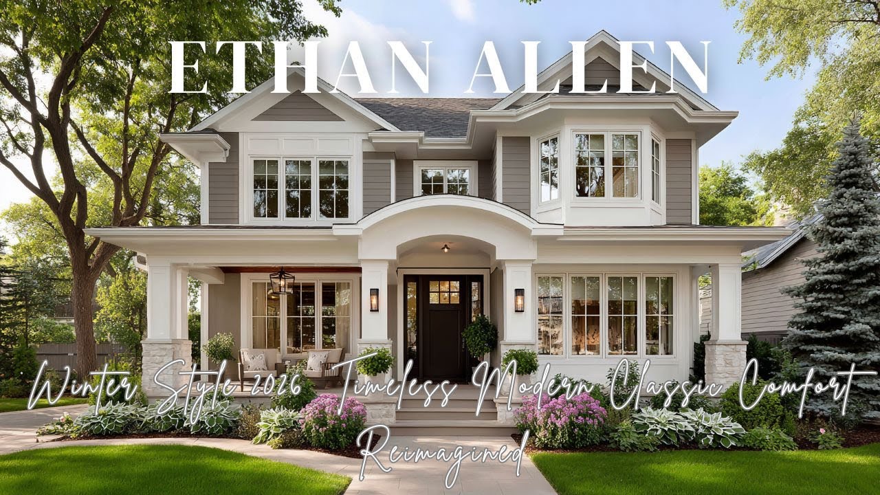 Ethan Allen Winter Style 2026  Timeless Modern Classic Comfort Reimagined