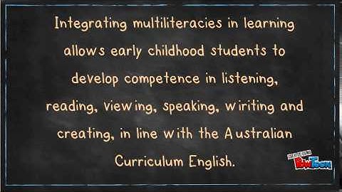 EAB510- Part 3: Multiliteracies