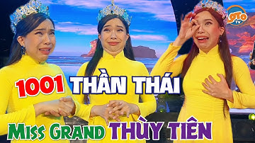 Cận cảnh Hoa Hậu Miss Grand Thùy Tiên 1001 THẦN THÁI Phiên bản Su Su lầy lội tại lô tô Hương Nam