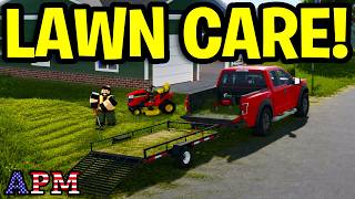 Starting a LAWN MOWING COMPANY in American Plains Mudding! (APM)
