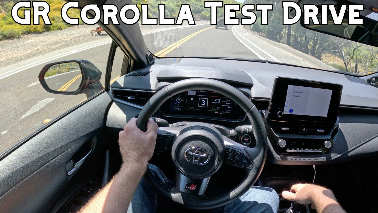 2024 Toyota GR Corolla Premium POV Test Drive