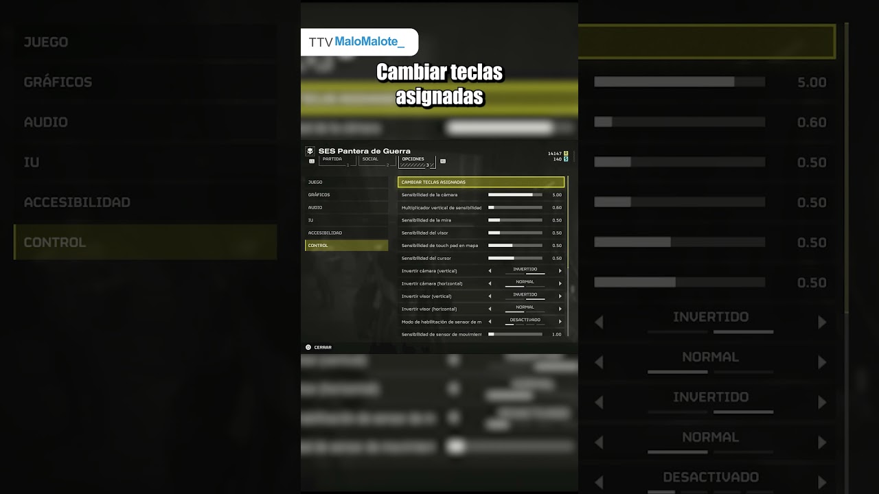 Helldiver 2 cambio de hombro Settings 😁 