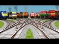 Railways Coupling System Indian Railgate Bharatiya Rails Railroads Crossing || trains simulator game