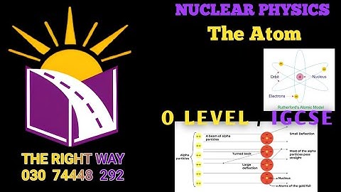 NUCLEAR PHYSICS LECTURE 1 -- O LEVEL / IGCSE -- (TOPIC: THE ATOM) WITH TROPICAL QUESTIONS