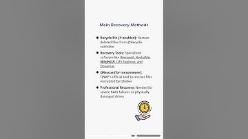 Learn how to recover lost data from QNAP NAS #qnap #dataloss
