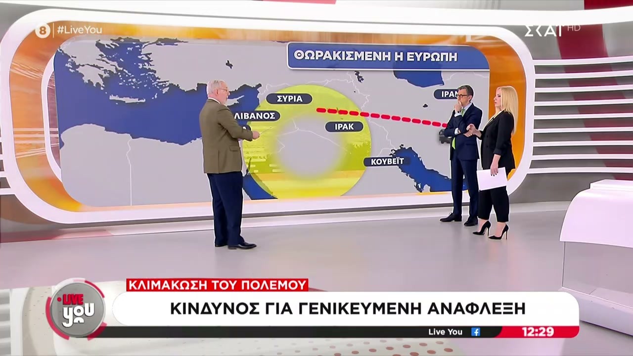 Κλιμάκωση του πολέμου - Κίνδυνος για γενικευμένη ανάφλεξη | Live You | 05/03/2026