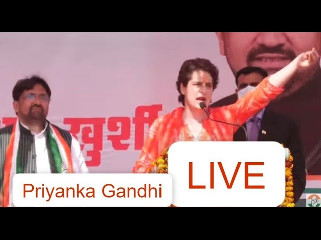 आज लाइव में बीजेपी को बुरी तरह से धो डाला प्रियंका गाँधी