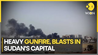 Heavy gunfire and blasts rock Sudan's capital Khartoum as army clashes with paramilitary forces Heavy gunfire and blasts rock Sudan's capital Khartoum as army clashes with paramilitary forces