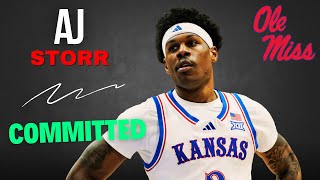 AJ Storr Transfers To Ole Miss