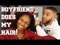 BOYFRIEND DOES GIRLFRIENDS HAIR CHALLENGE!!!