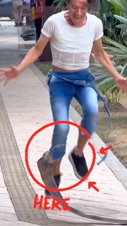 the consequences of walking while looking away #shorts #viralshortvideo #prankcontent